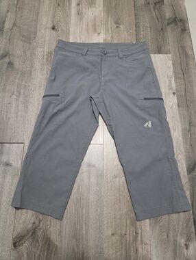 Eddie Bauer Gray Cropped Pants